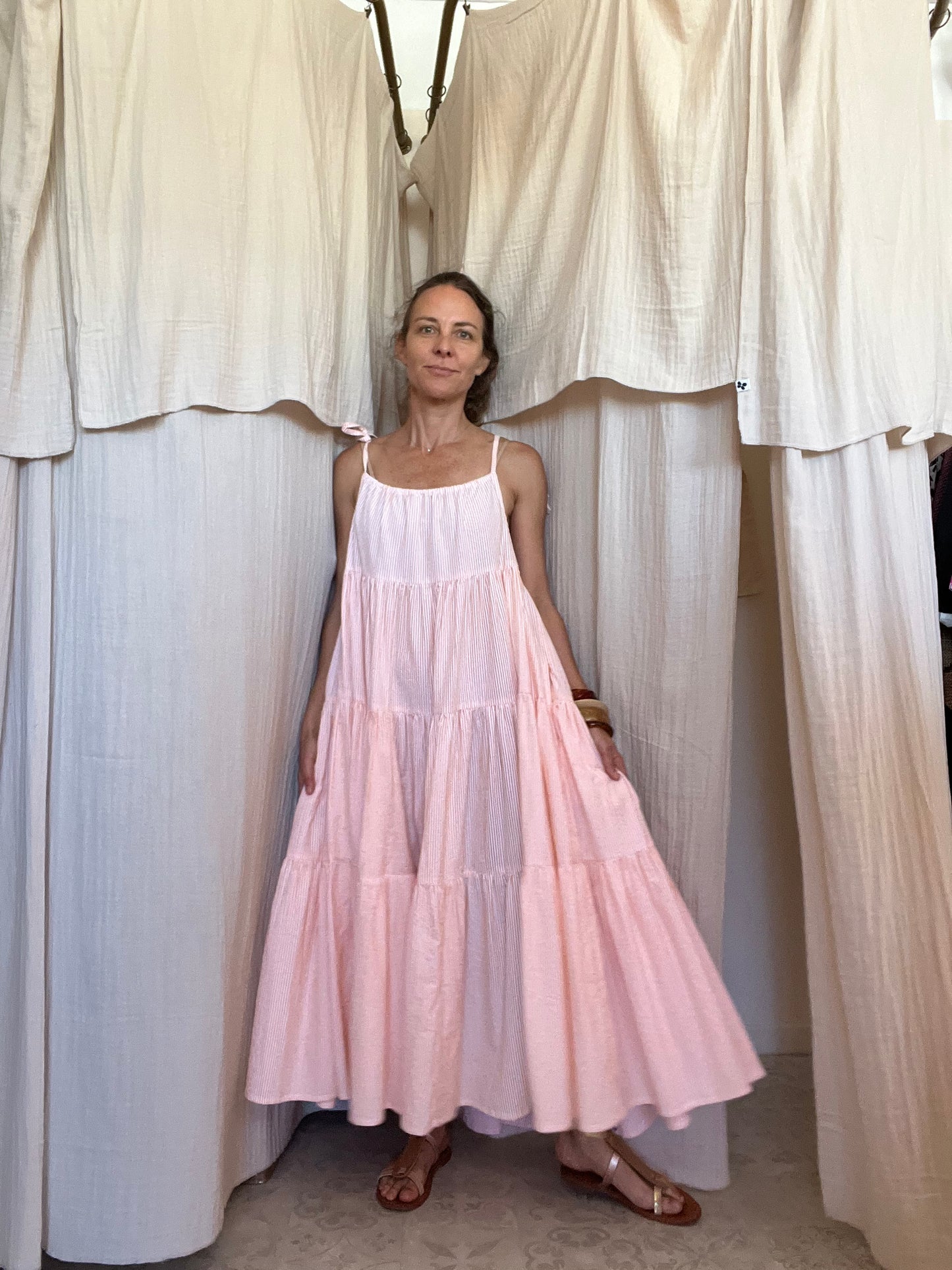 Robe Denise longue seersucker 💛