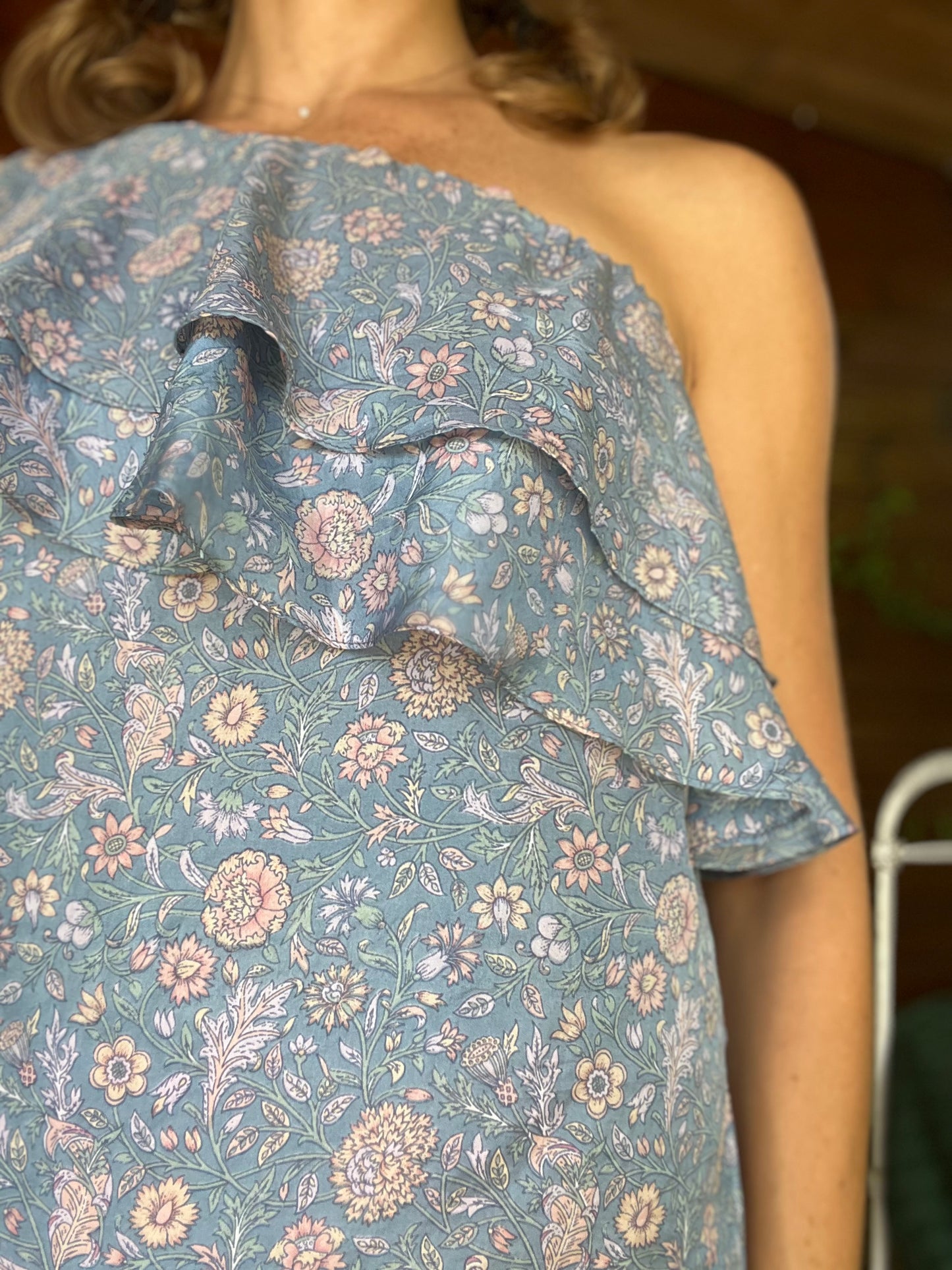 Top Hawa blue