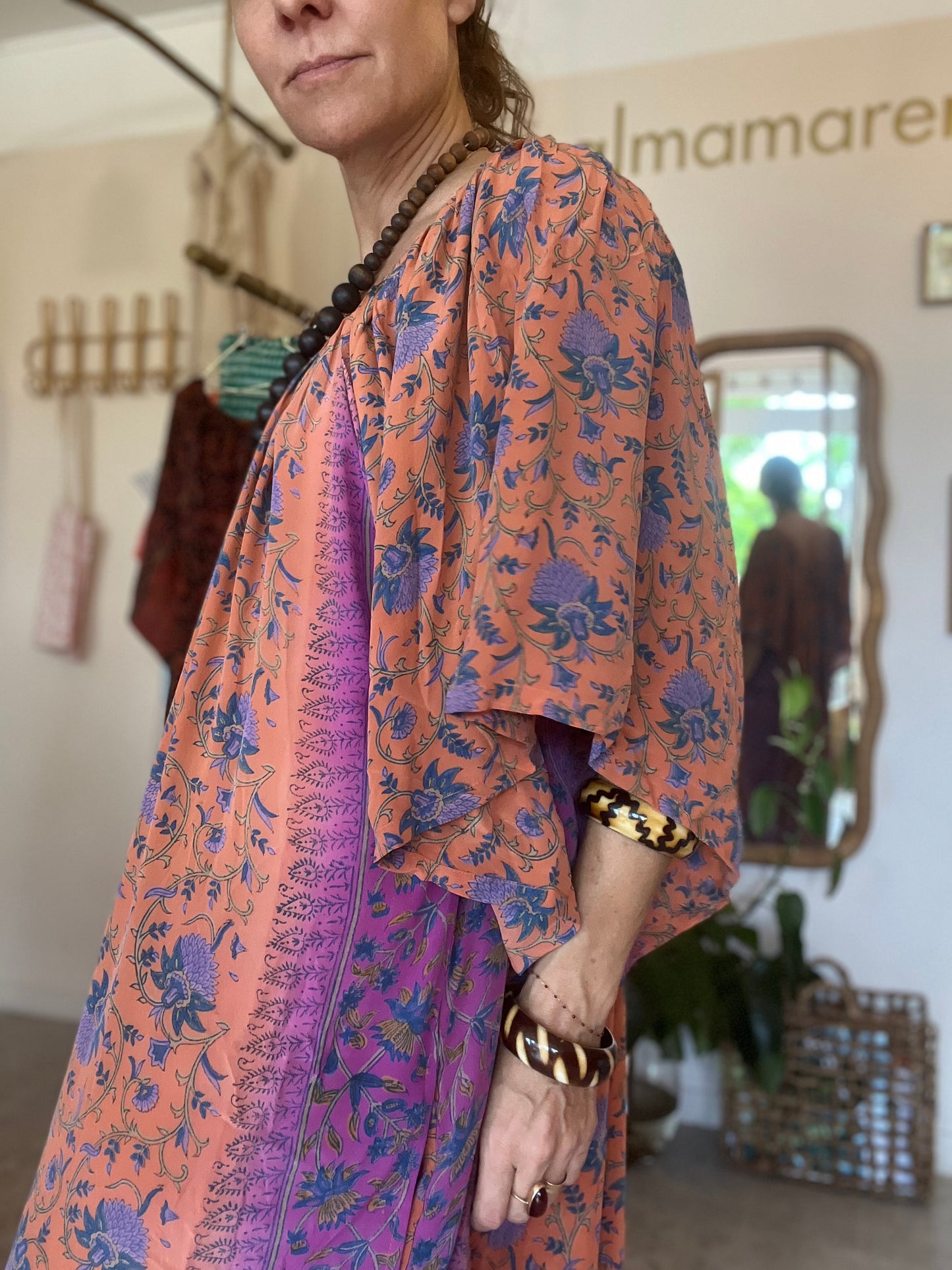 Robe Sahira 🧡🍊💙💜