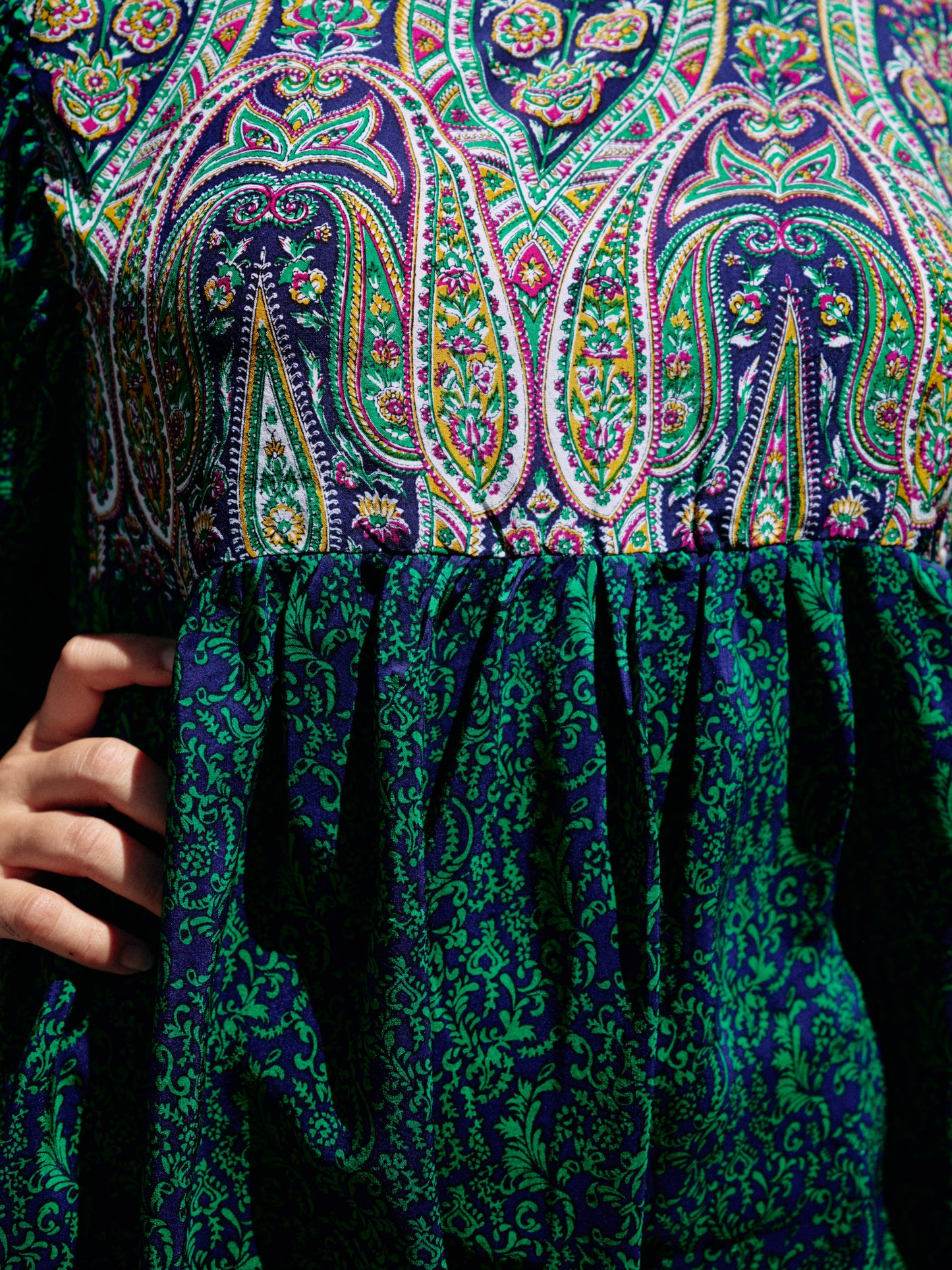 Robe Akansha longue 💙🩵💚🩷
