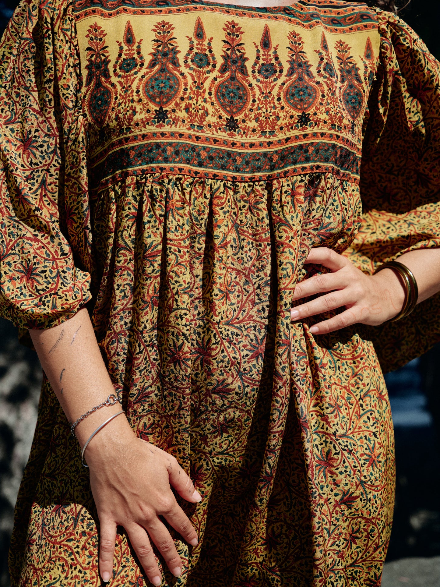 Robe Akansha longue 🧡💛🤎