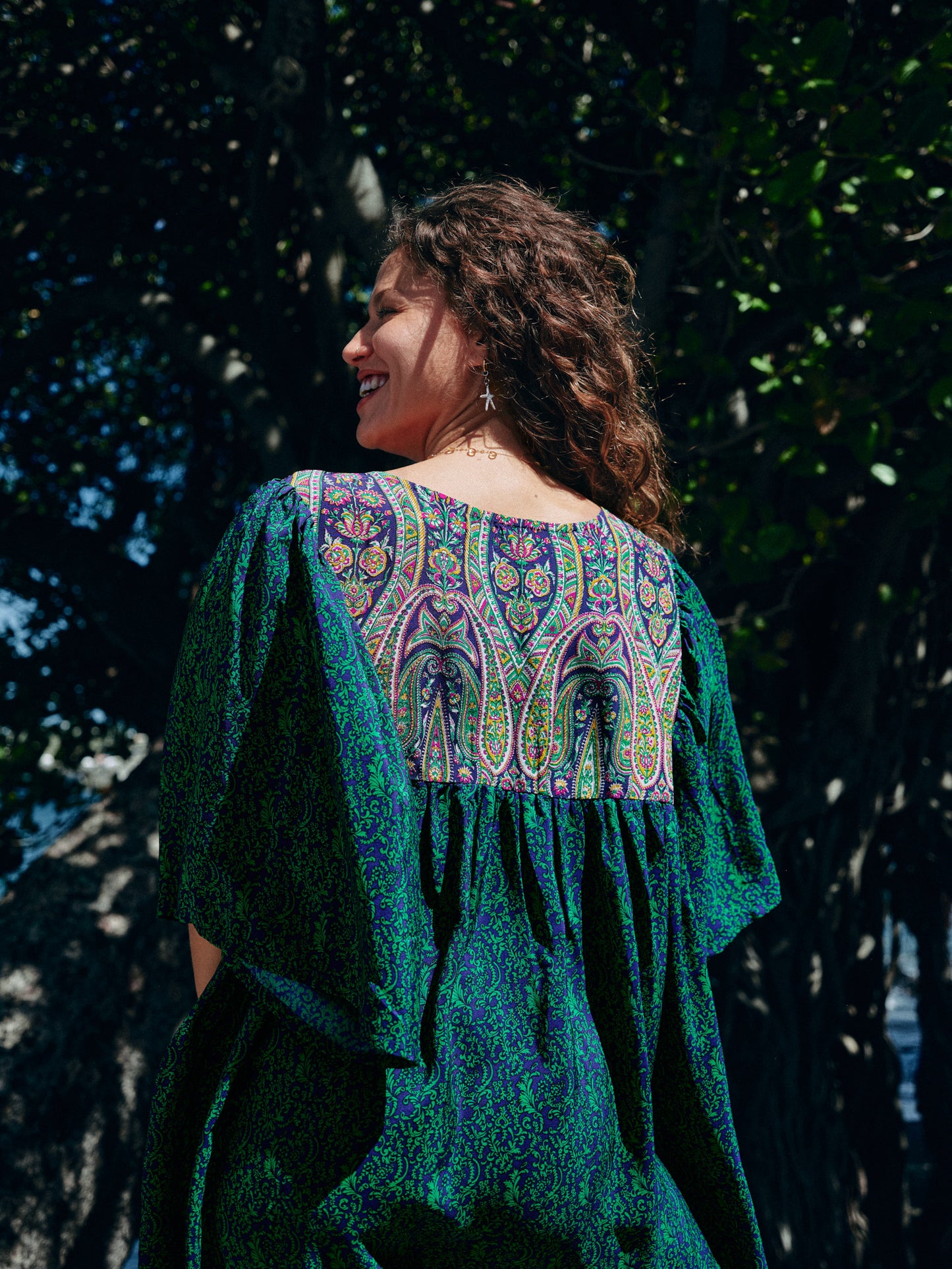 Robe Akansha longue 💙🩵💚🩷
