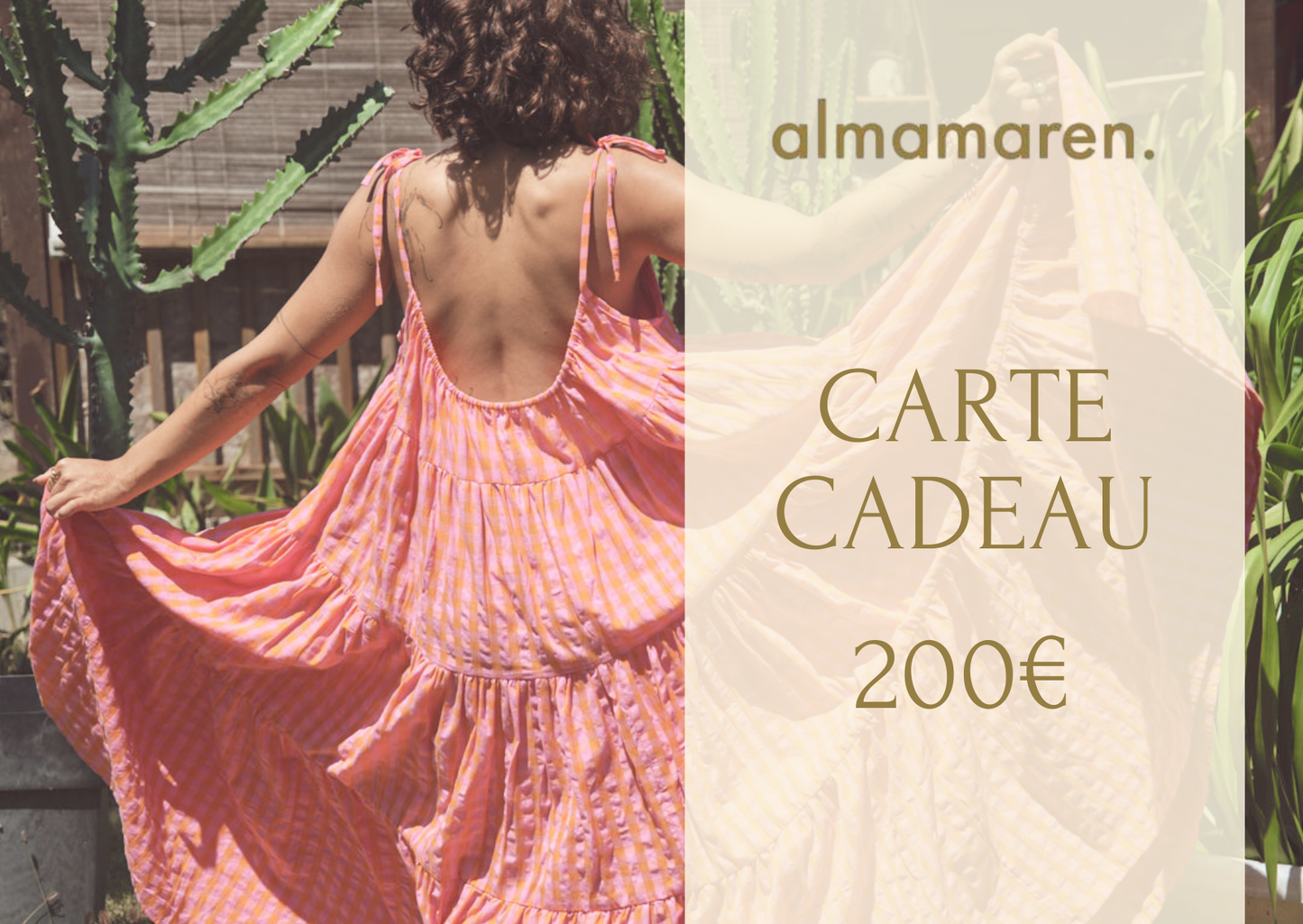 Carte cadeau 258€