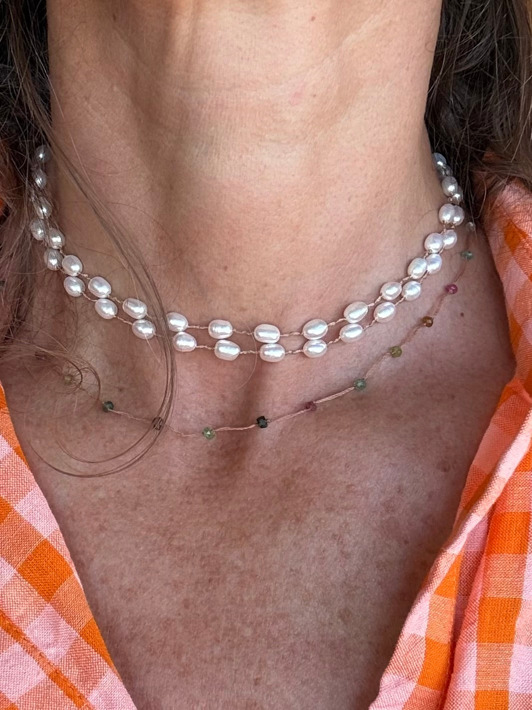 Collier perles culture