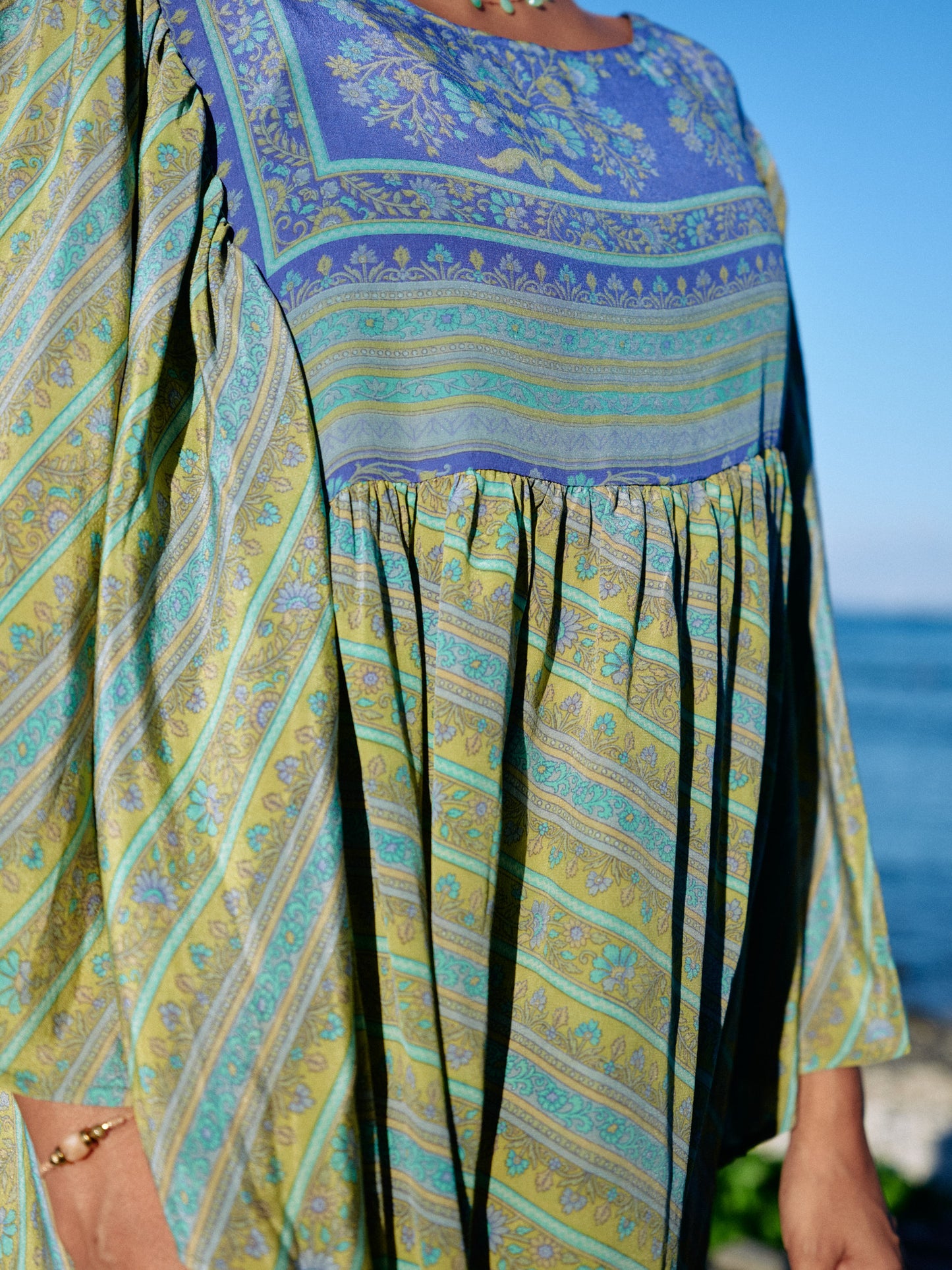 Robe Akansha longue 🩵💙💚