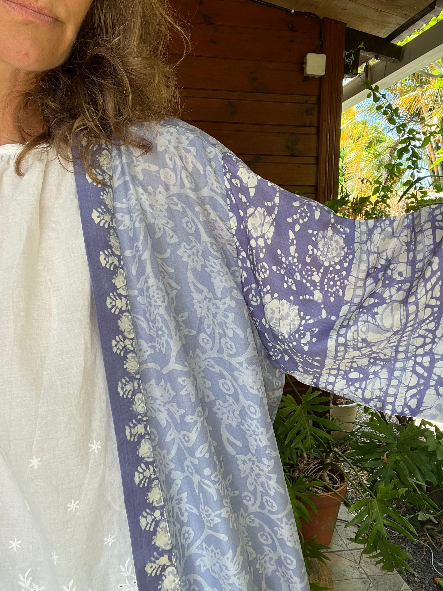 Kimono Mala long blue
