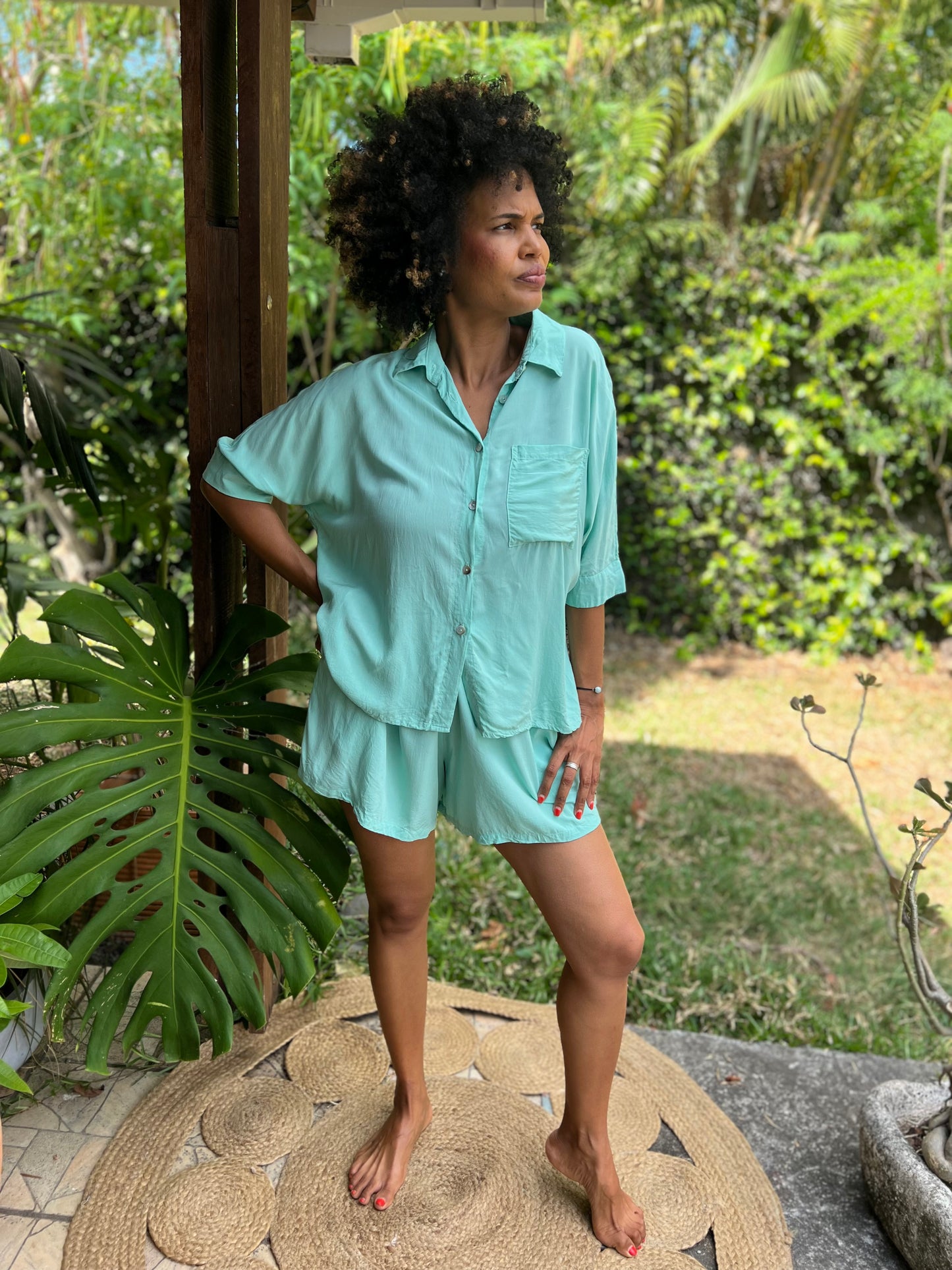 Chemisette Pierrette menthe à l’eau