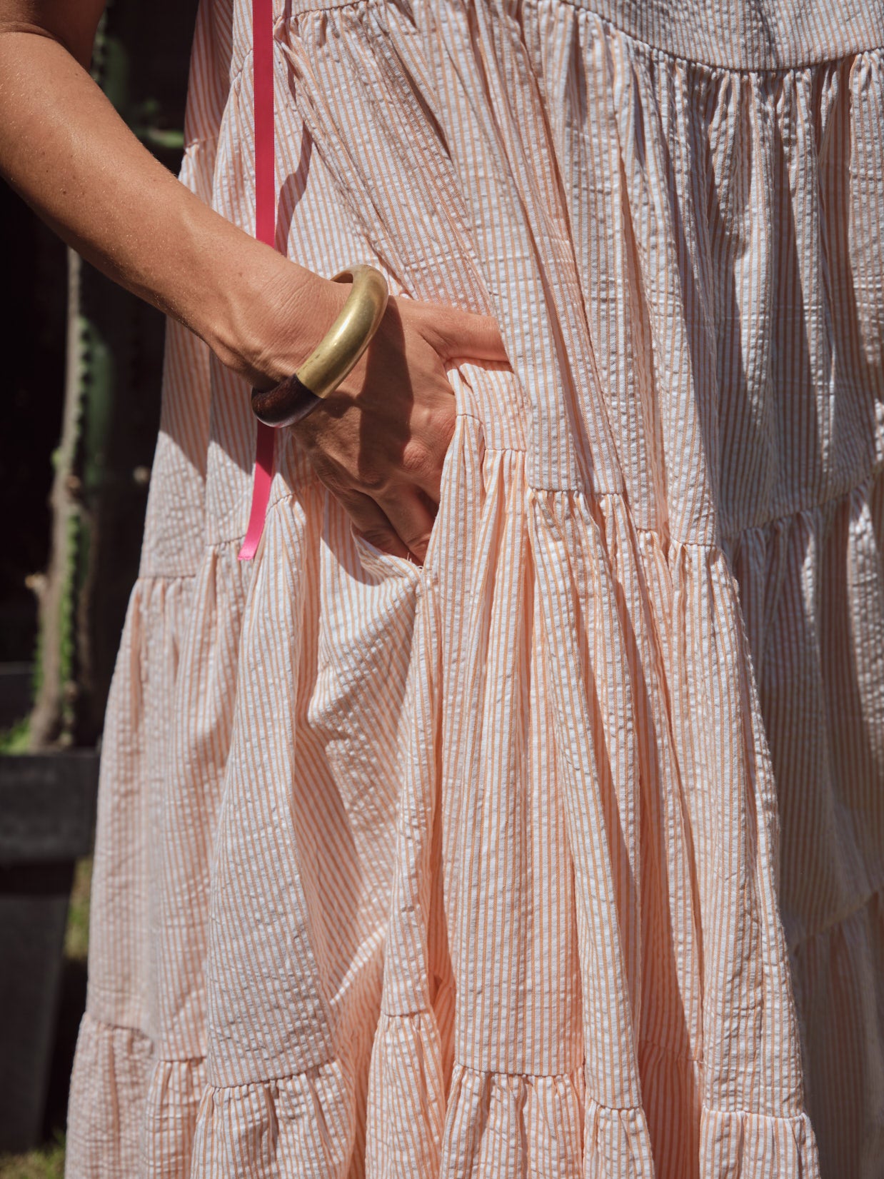 Robe Denise longue seersucker 🌞