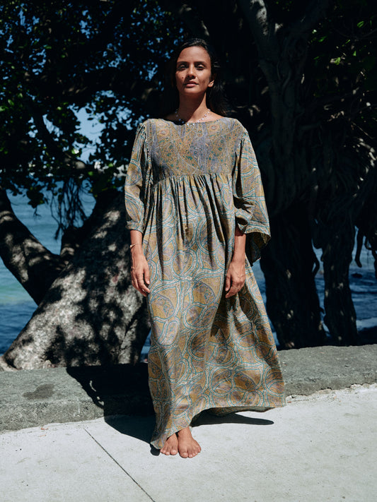 Robe Akansha longue 💚🧡💛