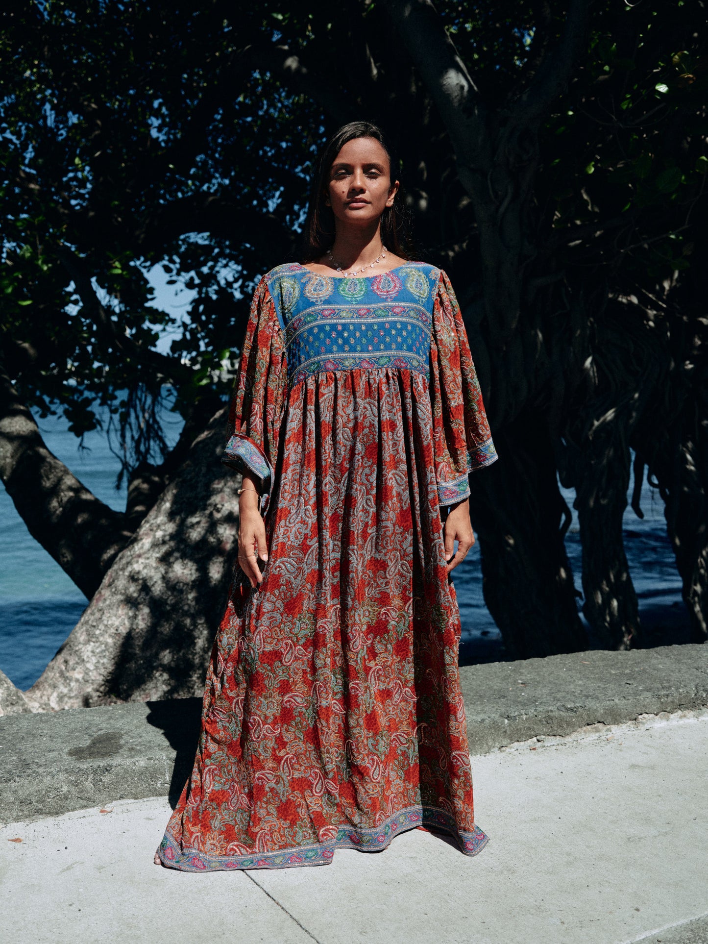 Robe Akansha longue brodée