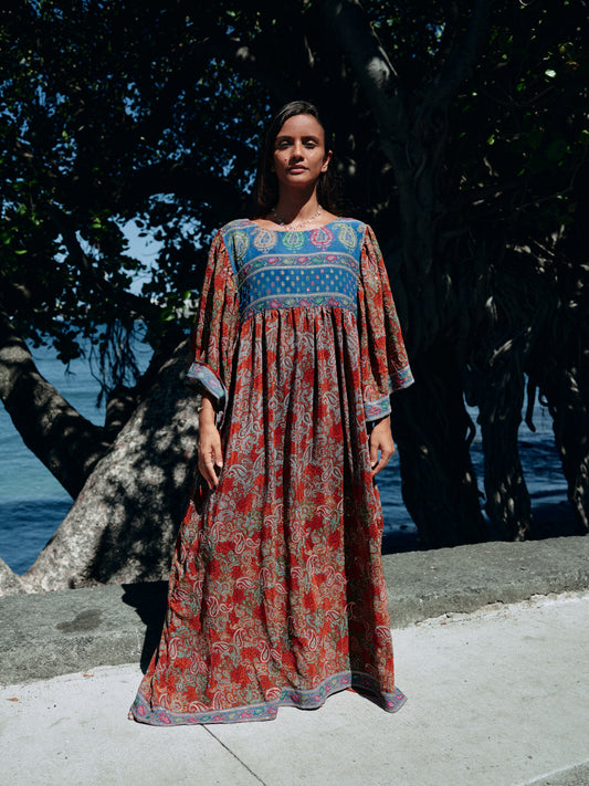 Robe Akansha longue brodée
