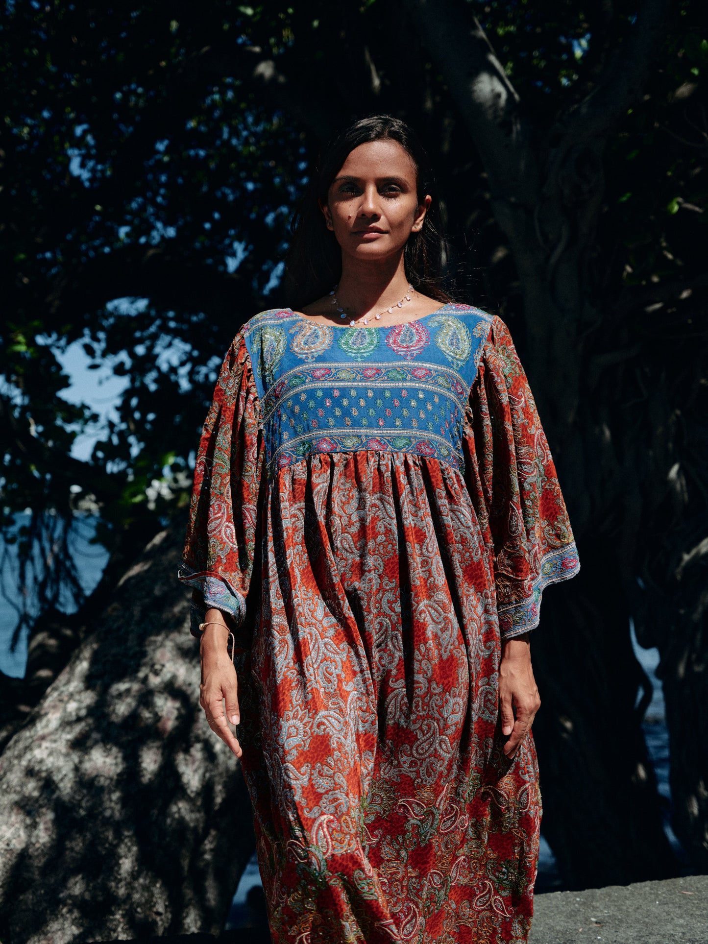 Robe Akansha longue brodée