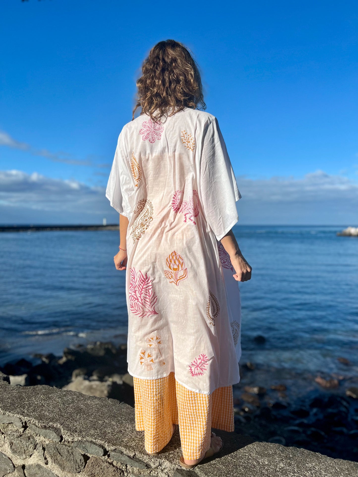 Kimono blockprint numéroté 1/4