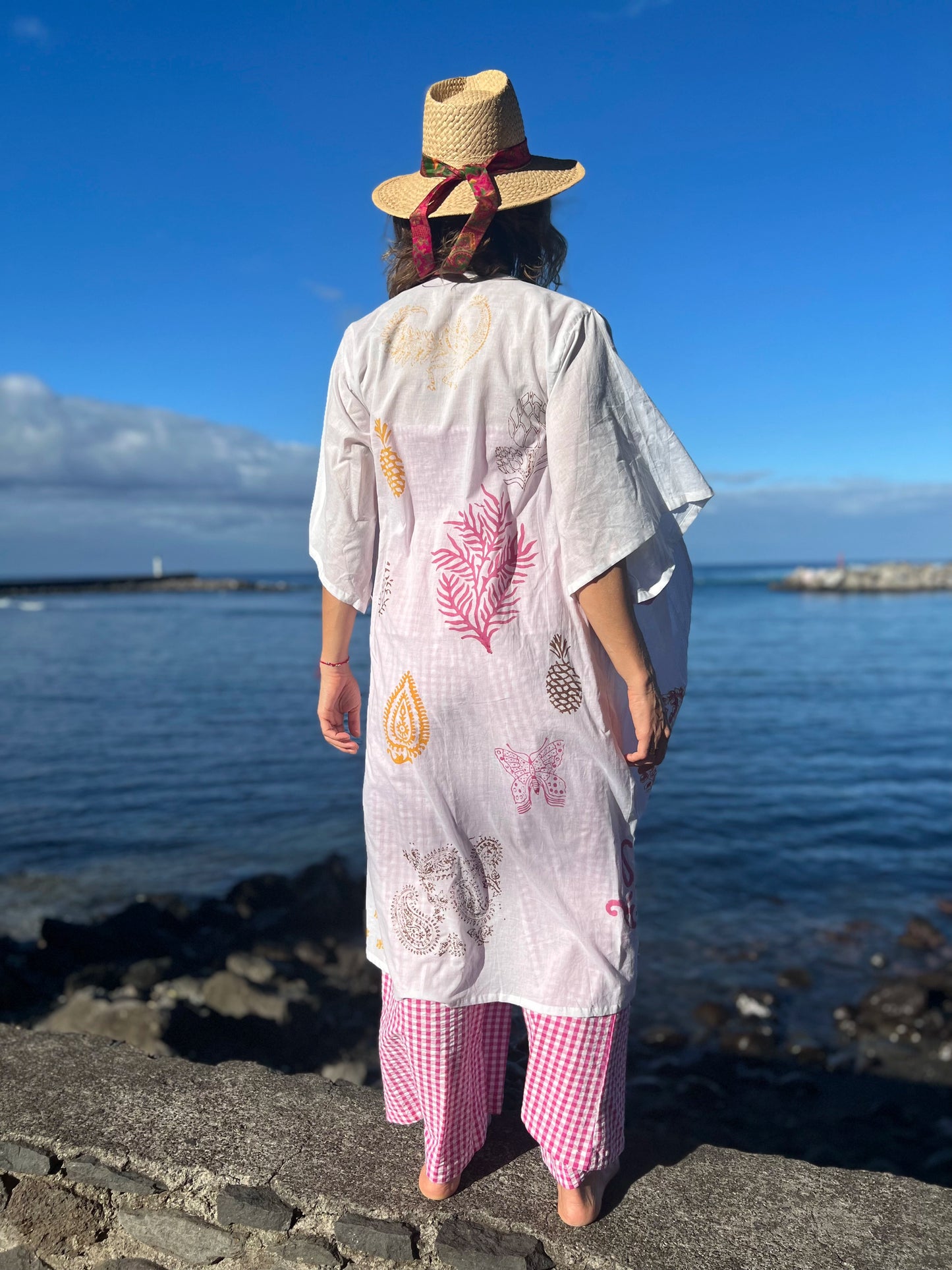 Kimono blockprint numéroté 2/4