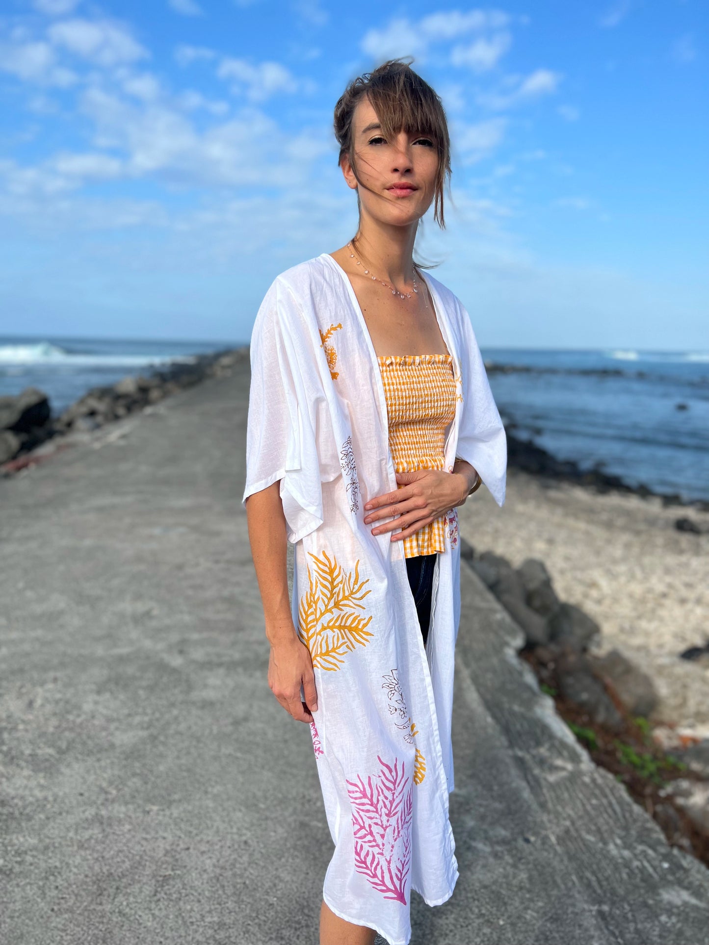 Kimono blockprint numéroté 4/4