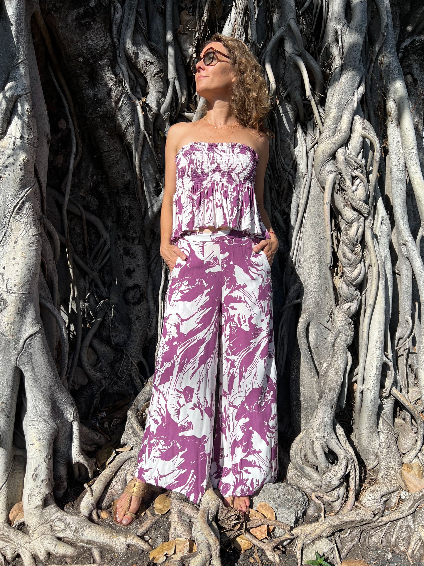 Pantalon Josée Coeur d'Orchidée