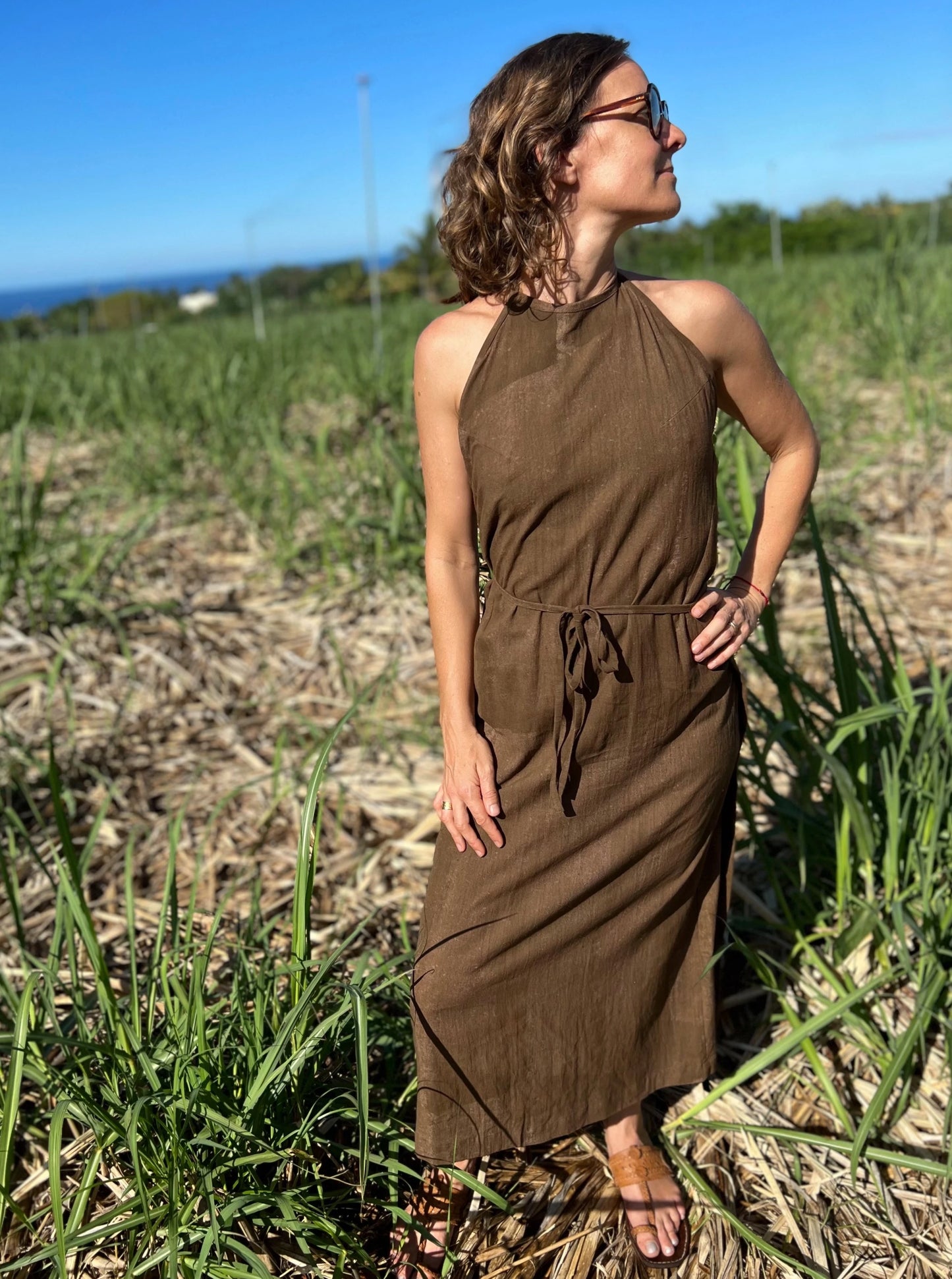 Robe Liliane longue Bourbon Pointu