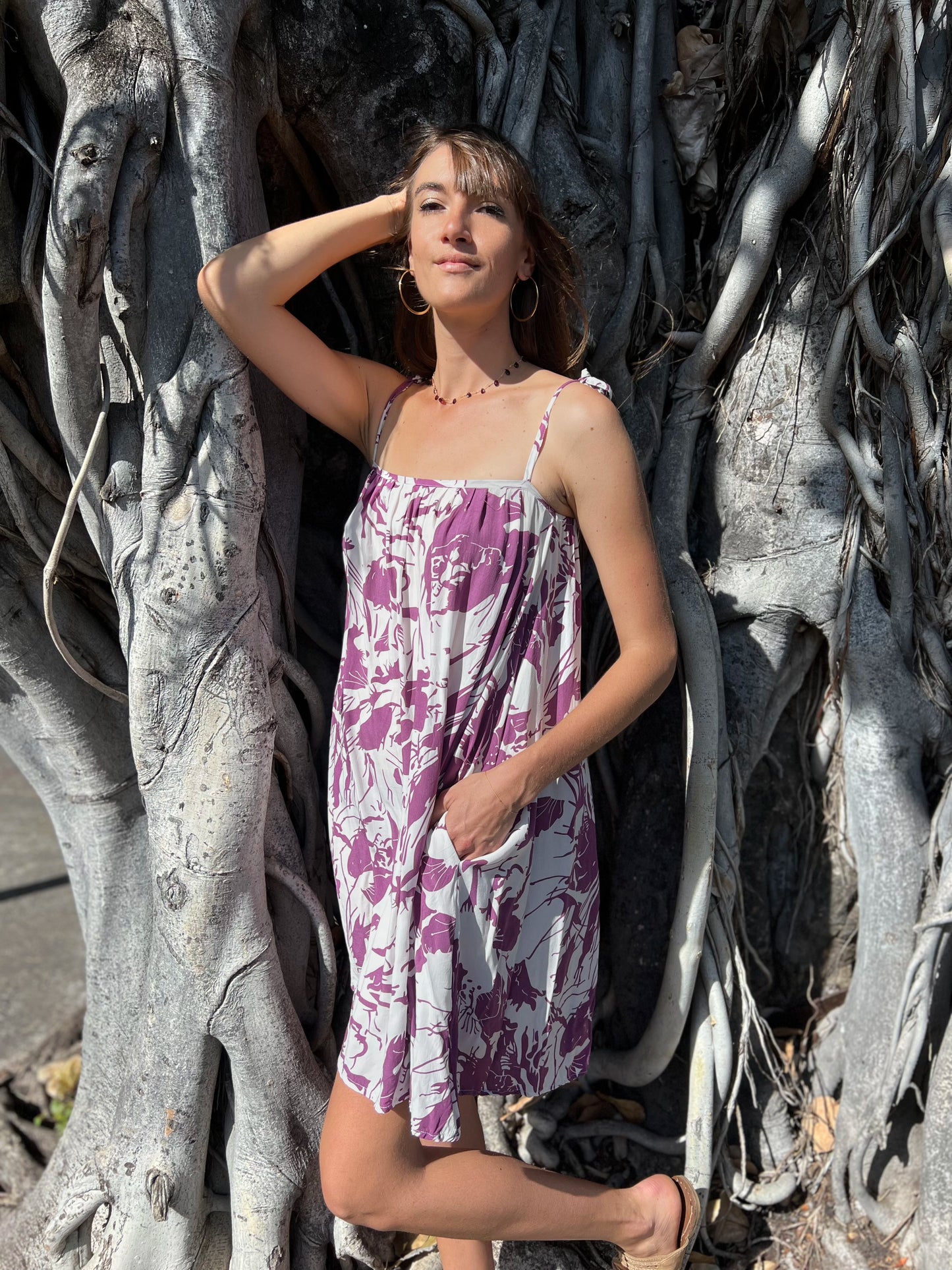 Robe Saline Coeur d'Orchidée