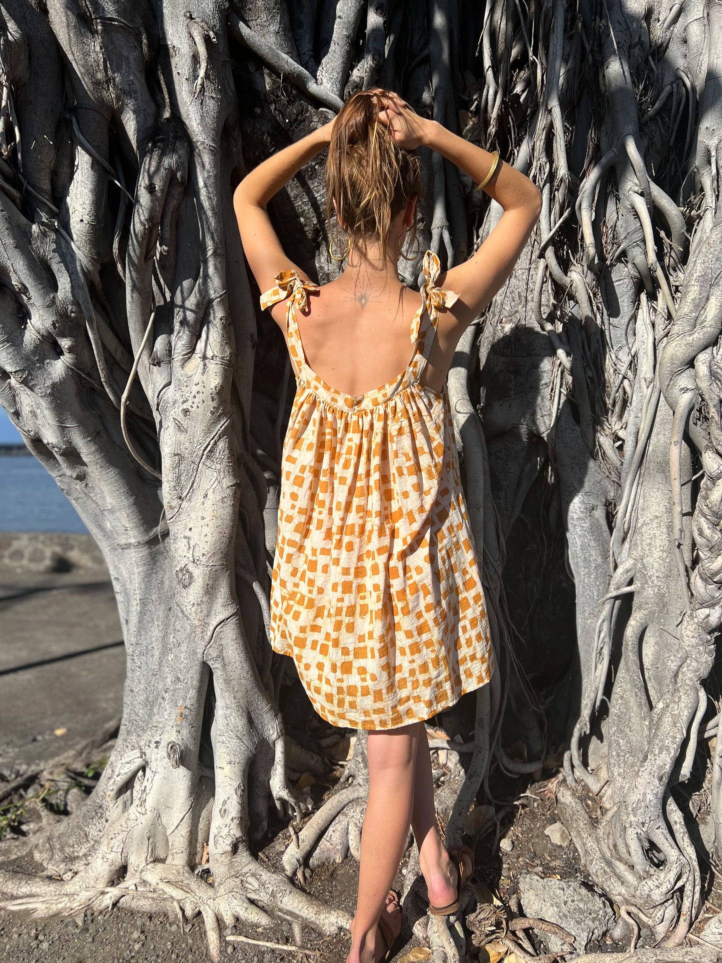 Robe Suzanne Mangue Glacée
