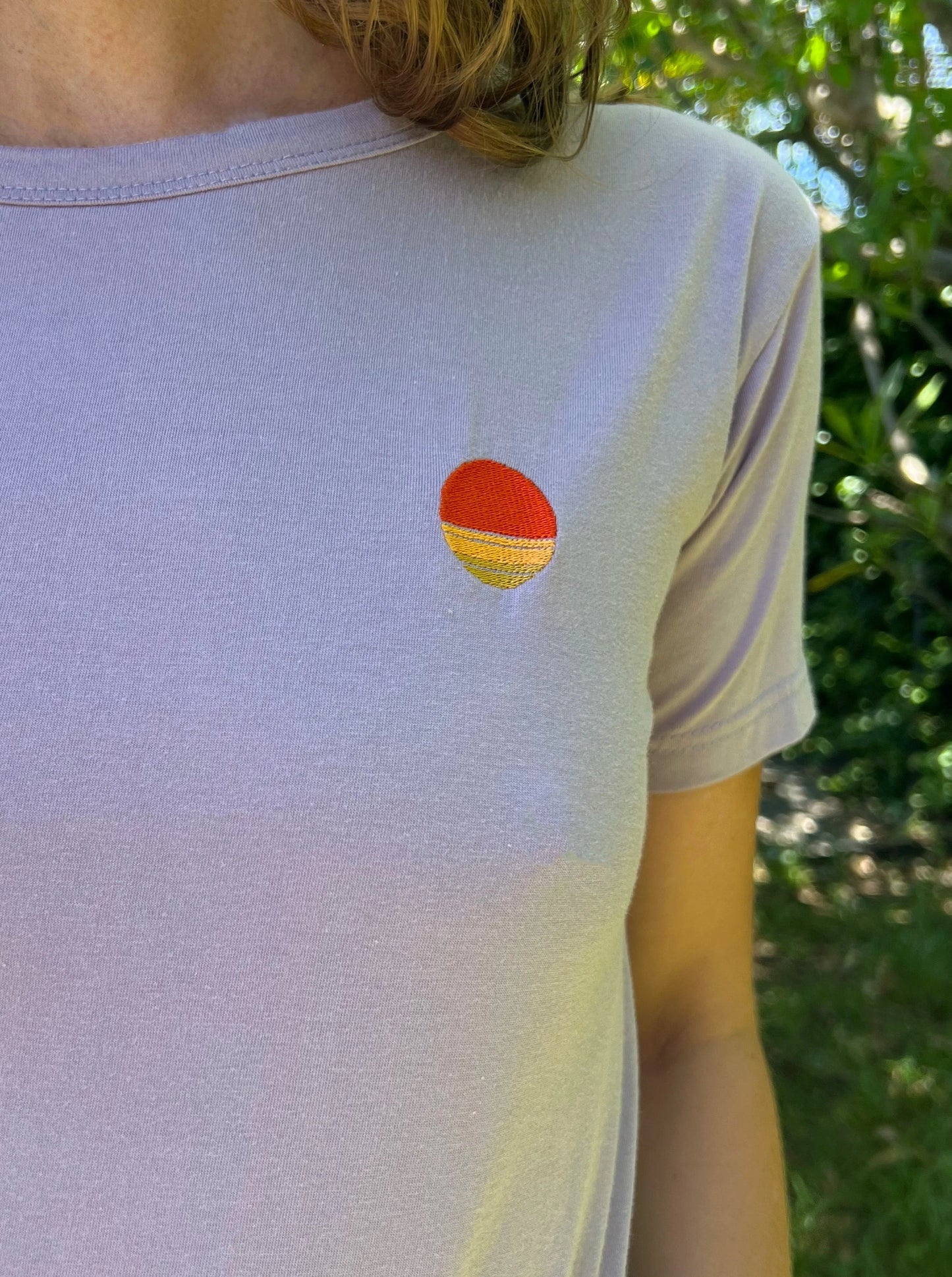 T-shirt Sunset Lilas