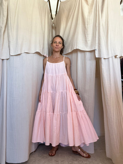 Robe Denise longue seersucker 💛