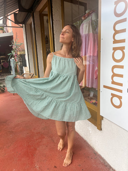 Robe Denise courte petit Vichy 🌵