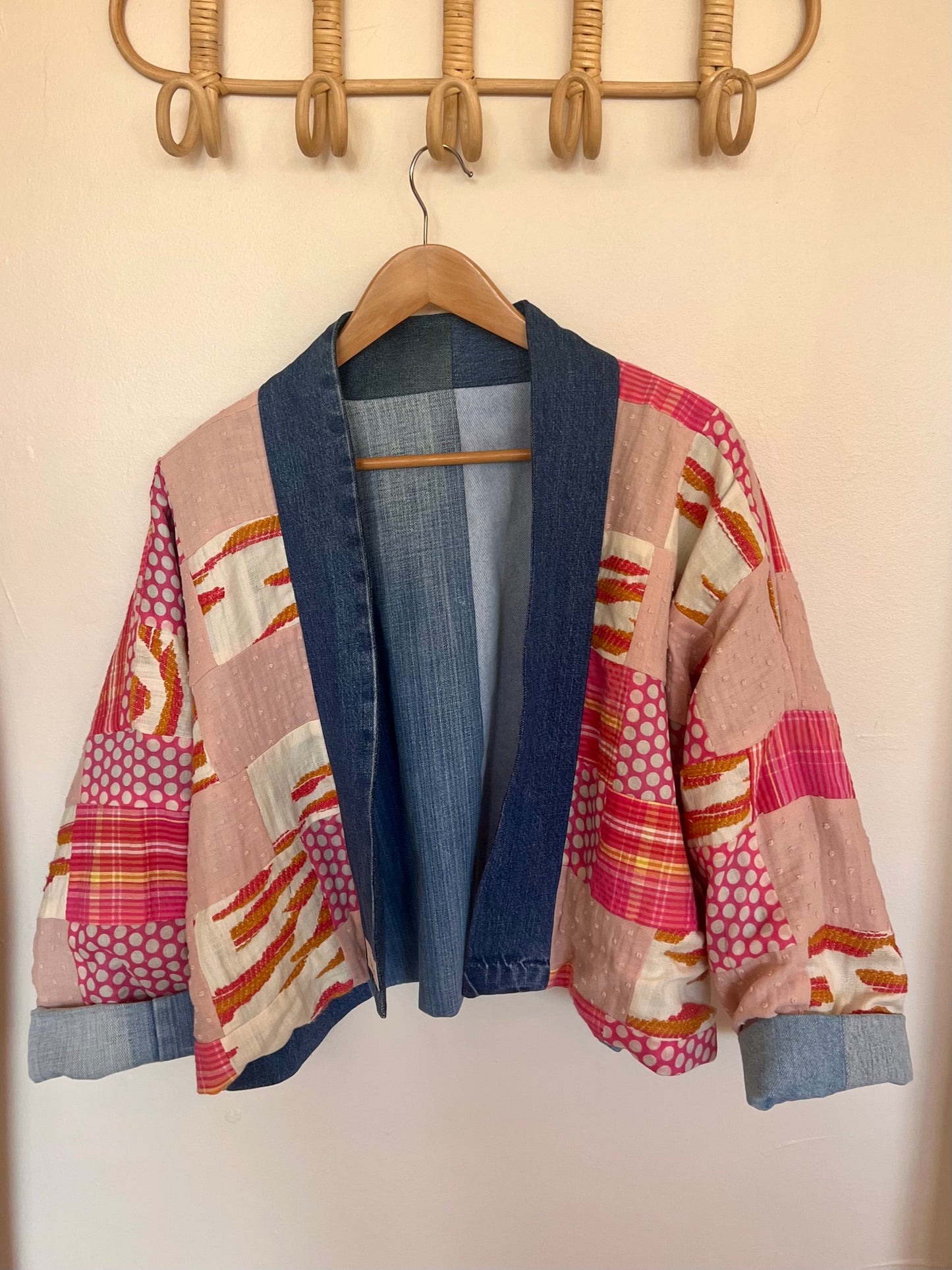 Veste Takamaka courte patchwork 🌸🩷🌼
