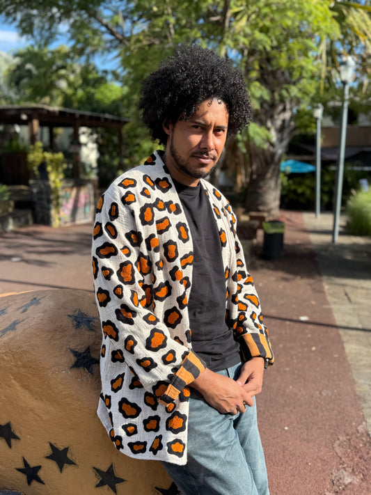 🤎🖤🐆Veste Cléo Léo longue
