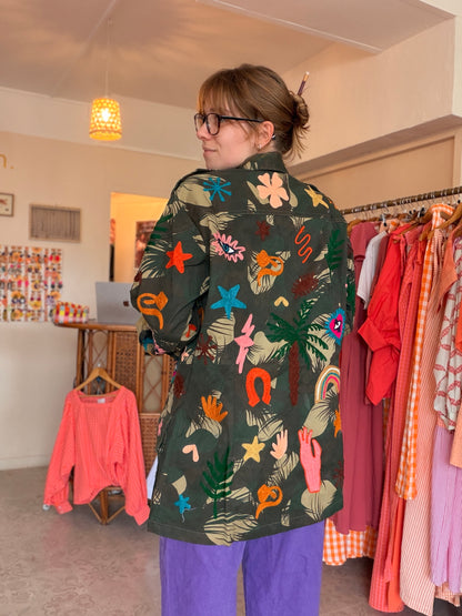 Veste upcyclée Peace ♻️