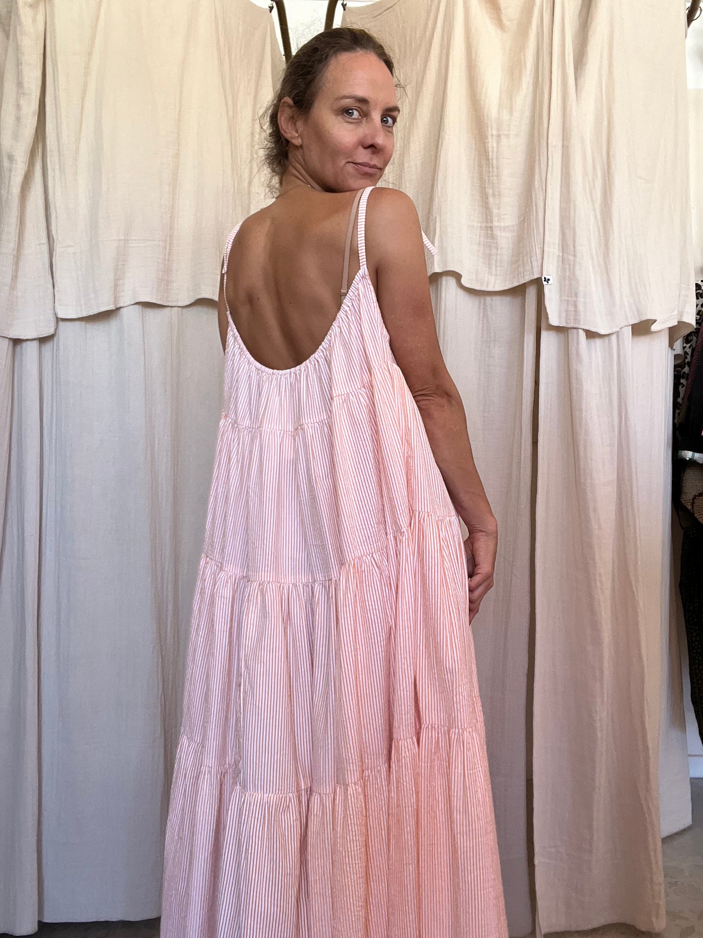 Robe Denise longue seersucker 💛