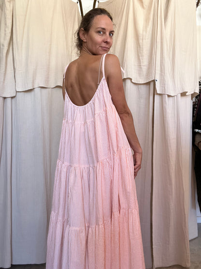 Robe Denise longue seersucker 💛