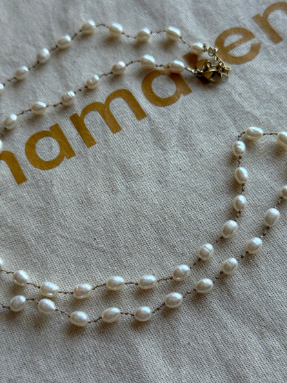 Collier perles culture