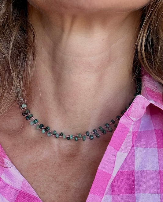 Collier Émeraudes
