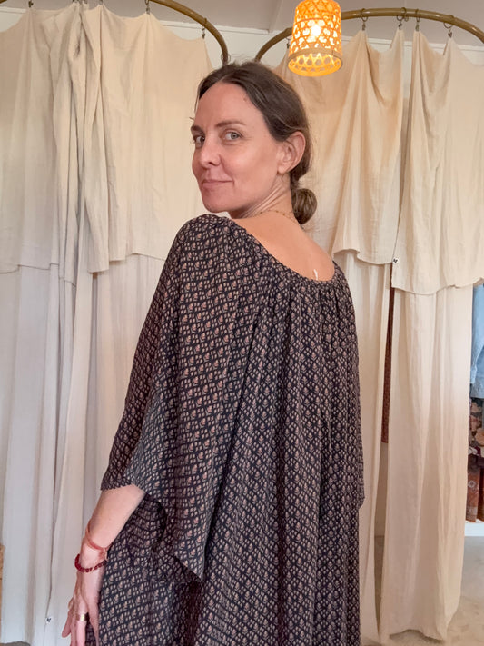 Robe Sahira courte 🖤🧡