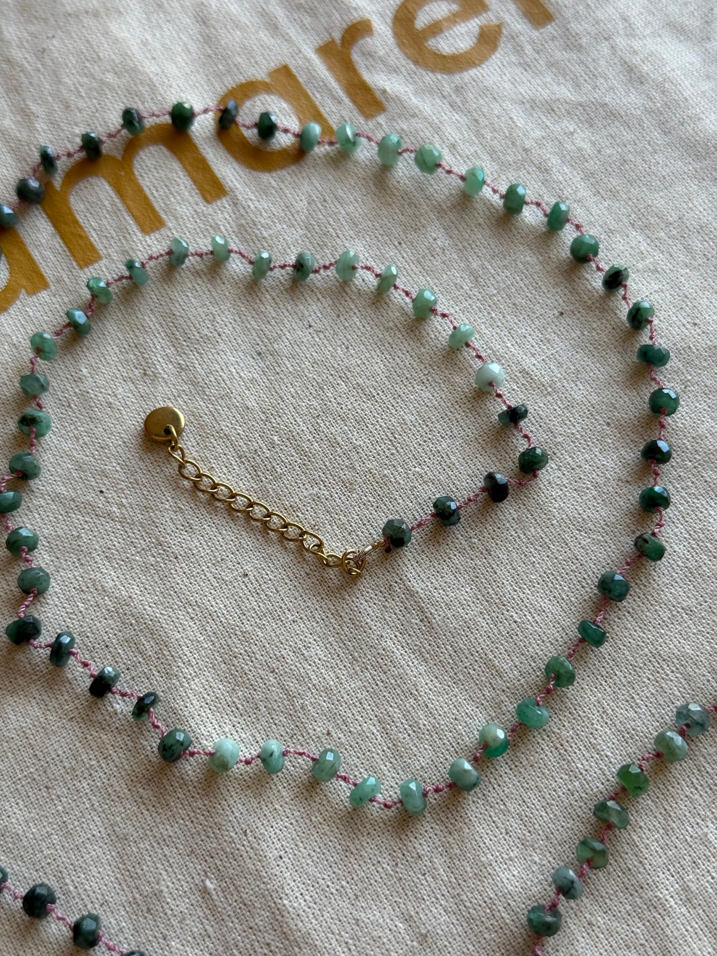 Collier Émeraudes