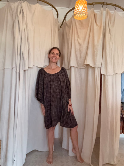 Robe Sahira courte 🖤🧡