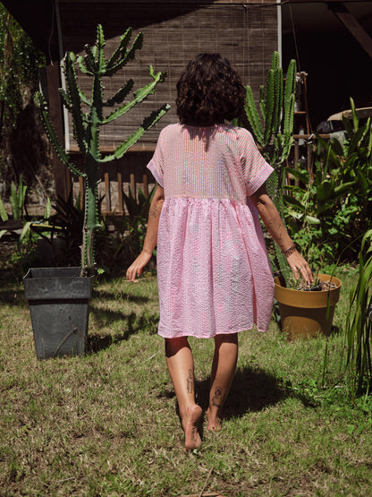 Robe Maïda courte 🧡🩷