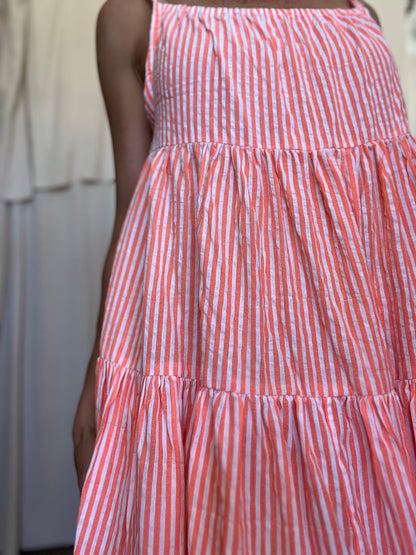 Robe Denise longue seersucker 🧡