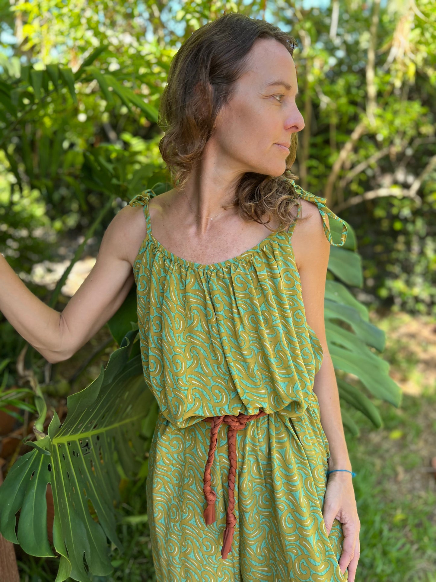 Combinaison Lakshmi blue/green