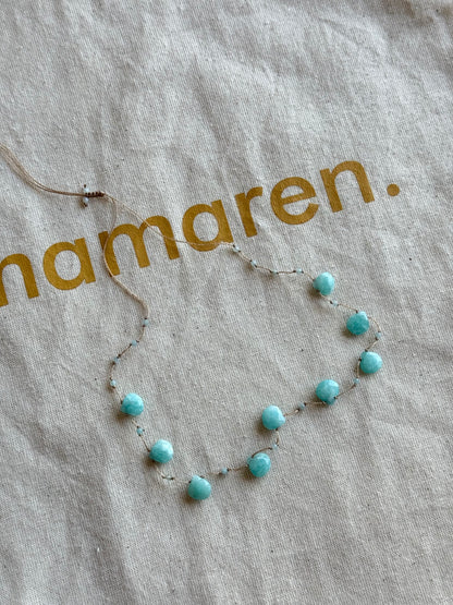 Collier gouttes amazonite