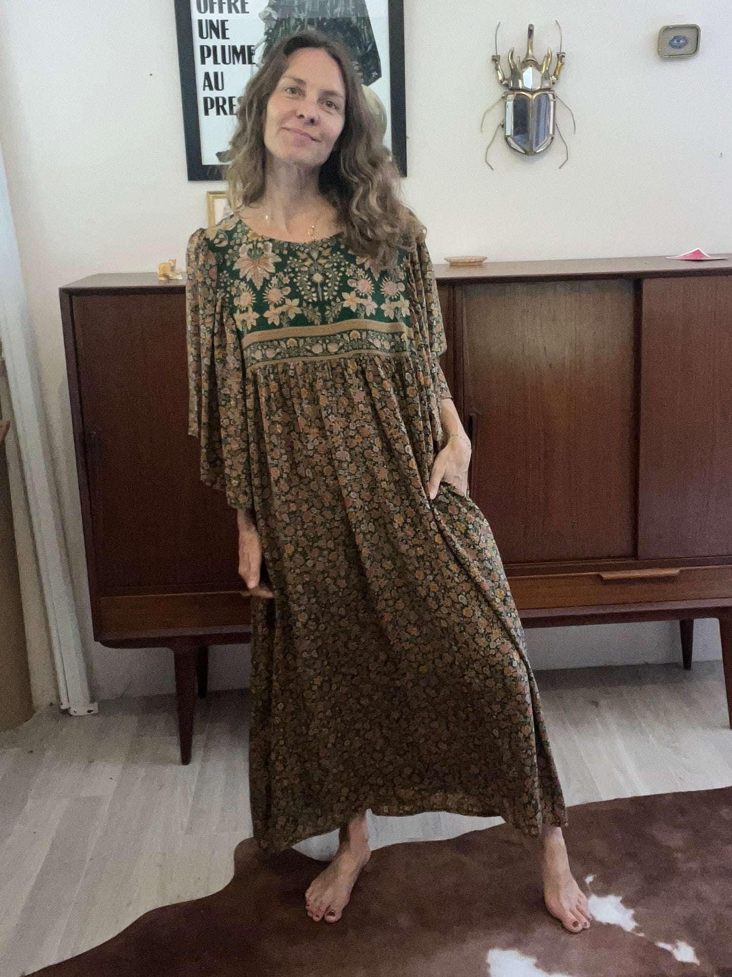 Robe Akansha longue 💚💛🧡