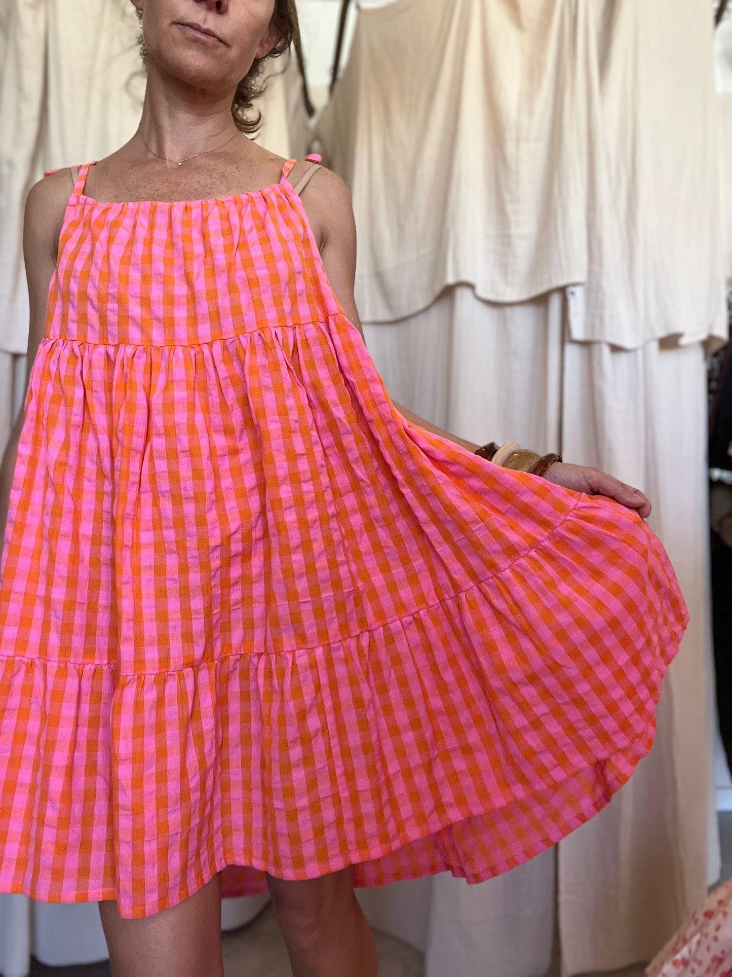 Robe Denise courte 🧡🩷