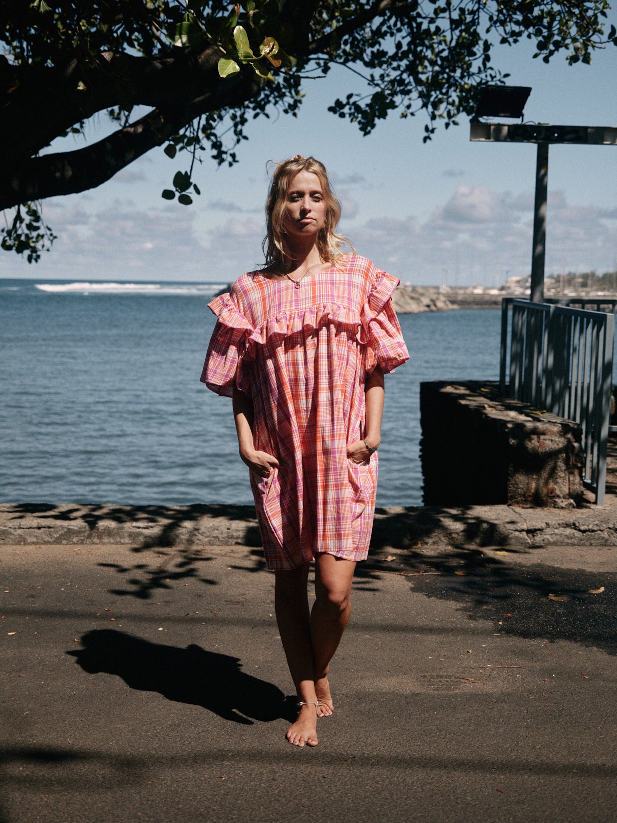 Robe Camélia madras
