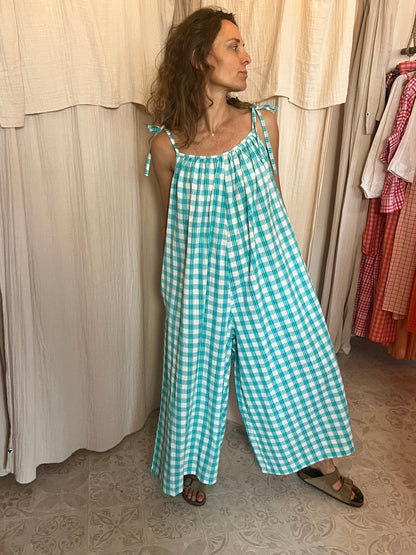 Combinaison Christophine Seersucker