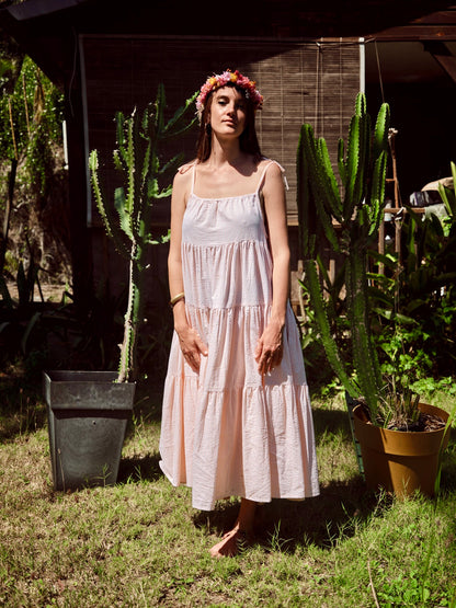 Robe Denise longue seersucker 🌞