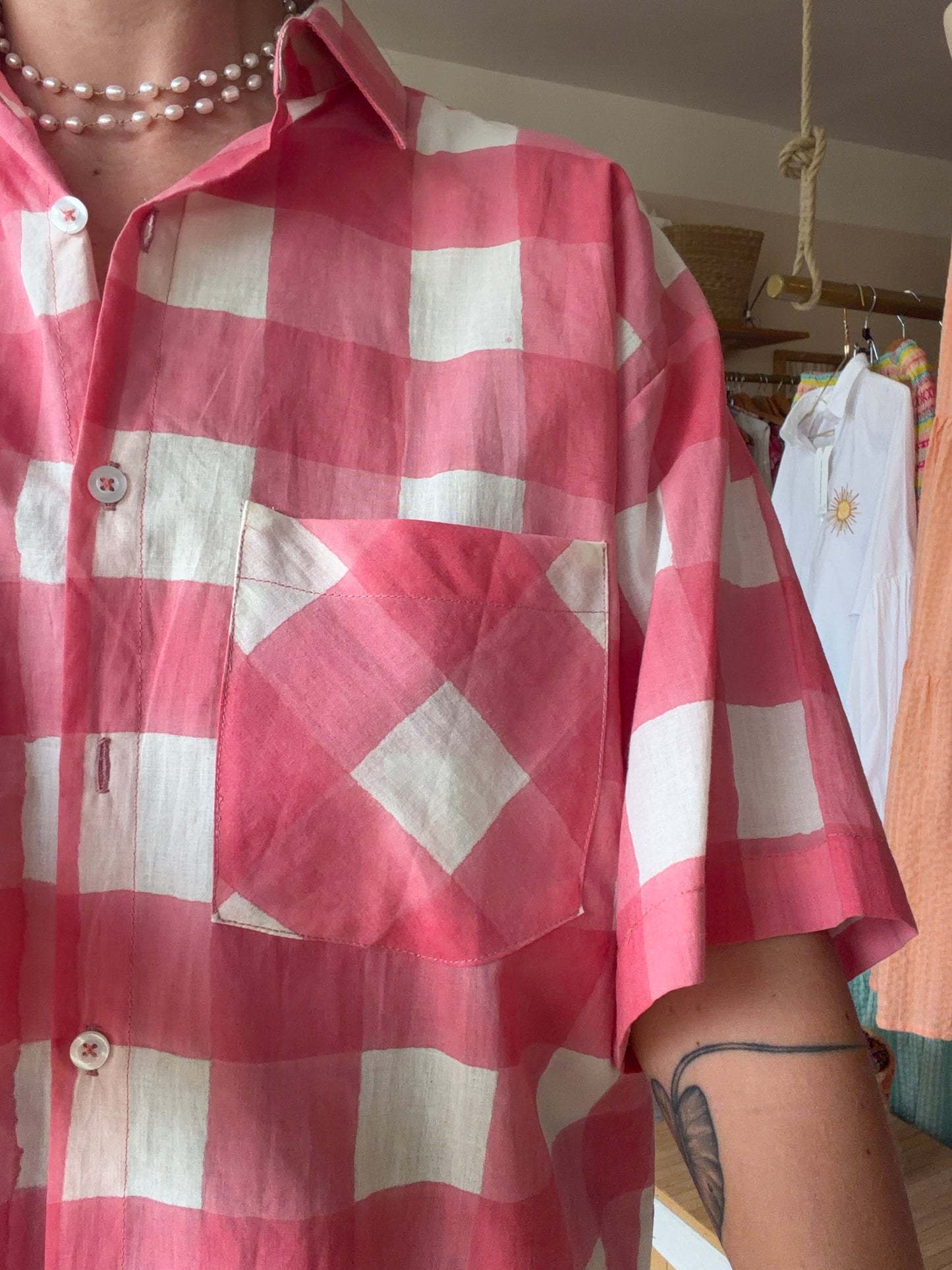 Chemise Charlie unisexe 🩷💛