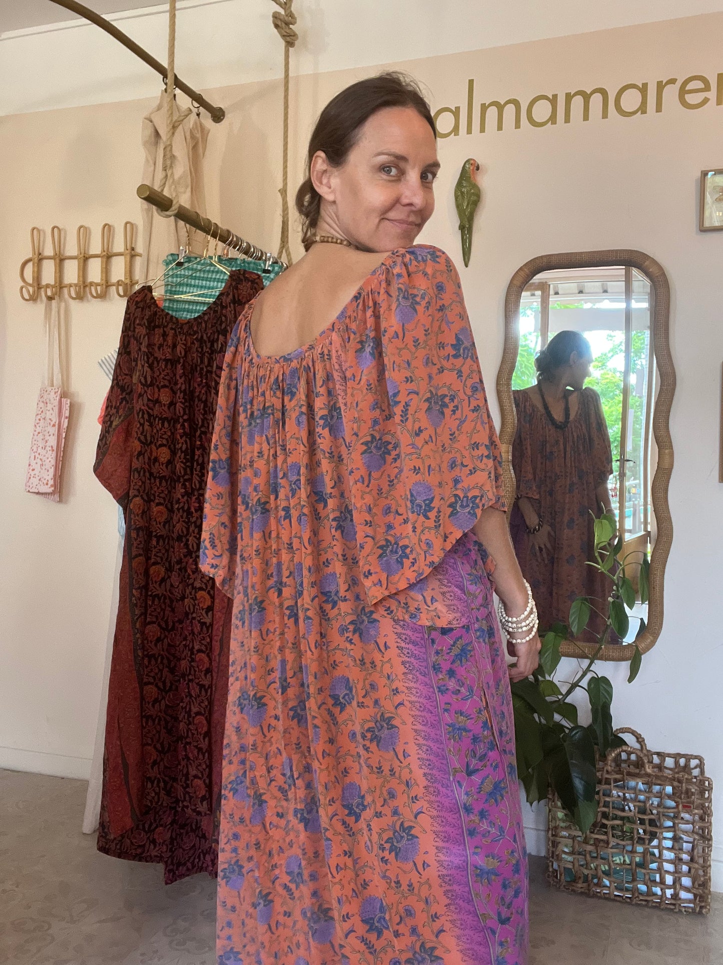 Robe Sahira 🧡🍊💙💜