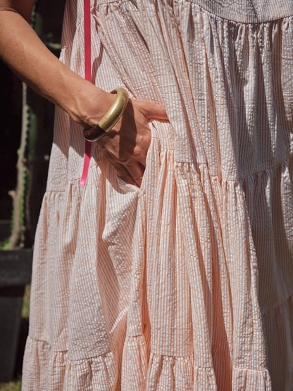 Robe Denise longue seersucker 🌞