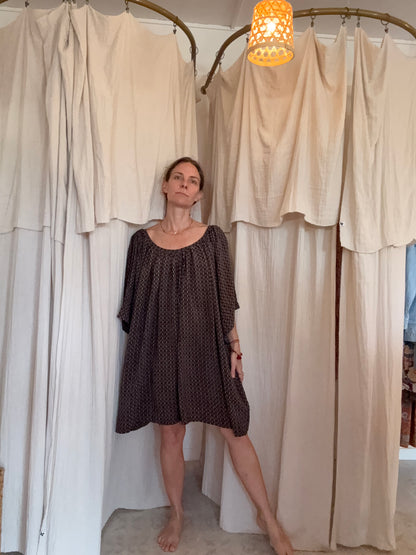Robe Sahira courte 🖤🧡