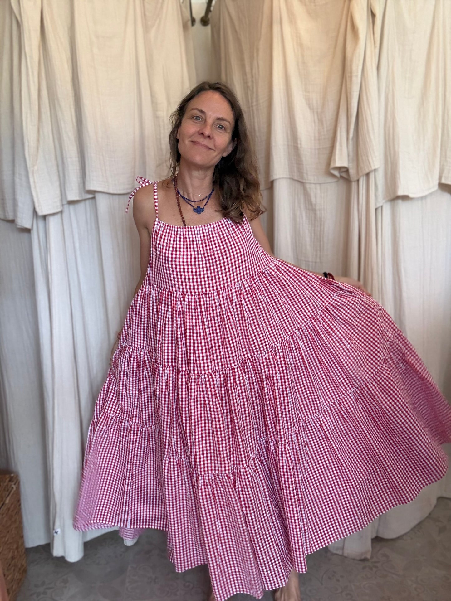 Robe Denise longue seersucker ❤️